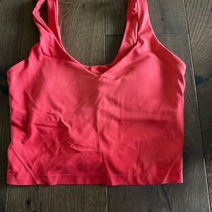 Lululemon Women's Align /Pale Raspberry Crop Sports Bra size 6